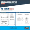 PowerSonic PS-12350 NB, SLA Battery - Dimensions