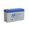 PowerSonic PSH-1280F2-FR, 12V, 8.5Ah SLA Battery w/F2 Terminals & Flame Retardant Case