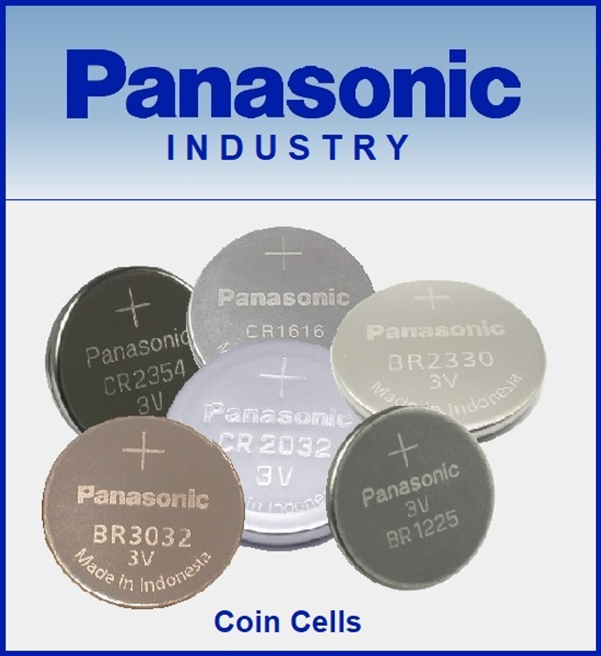 Panasonic Cr-2032 Lithium Coin Battery - Four Pack