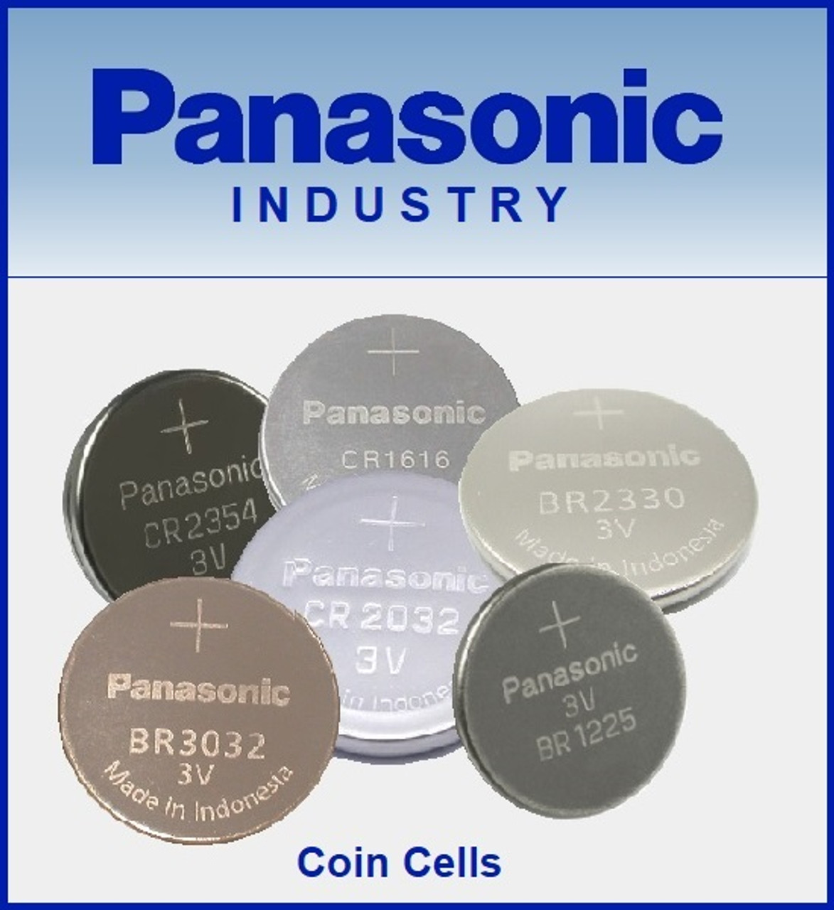 Panasonic CR1616 Lithium Coin Cell Battery - Bulk