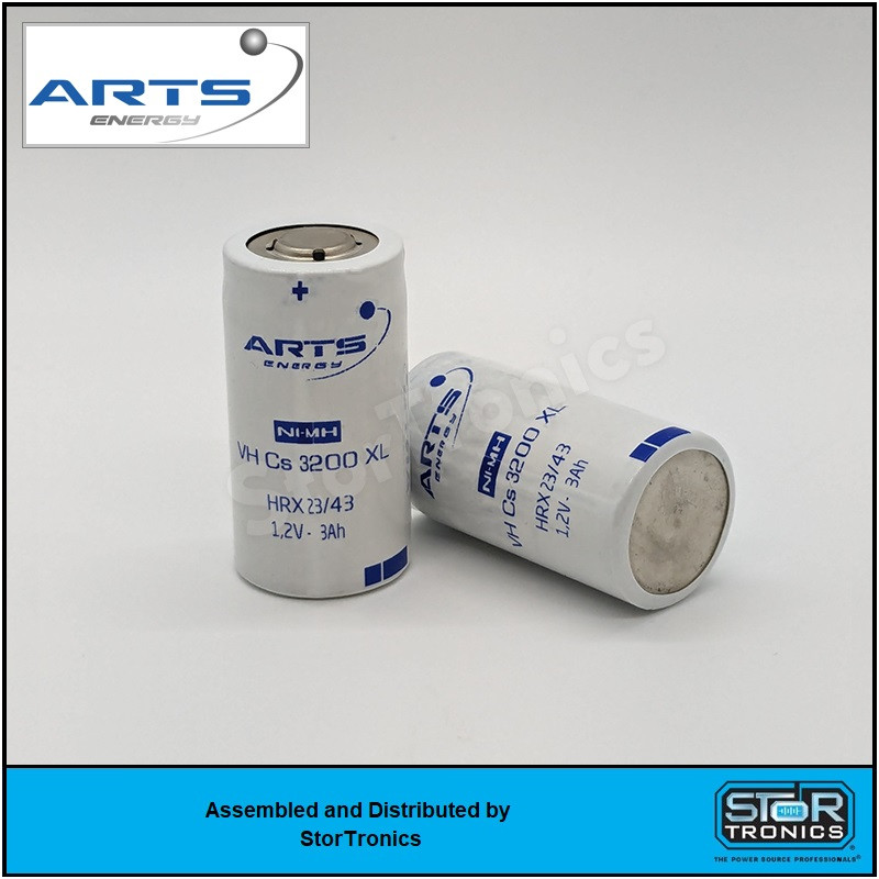 Arts Energy VH Cs 3200 XL - 1.2 Volt, 3200 mAh, NIMH Low Button