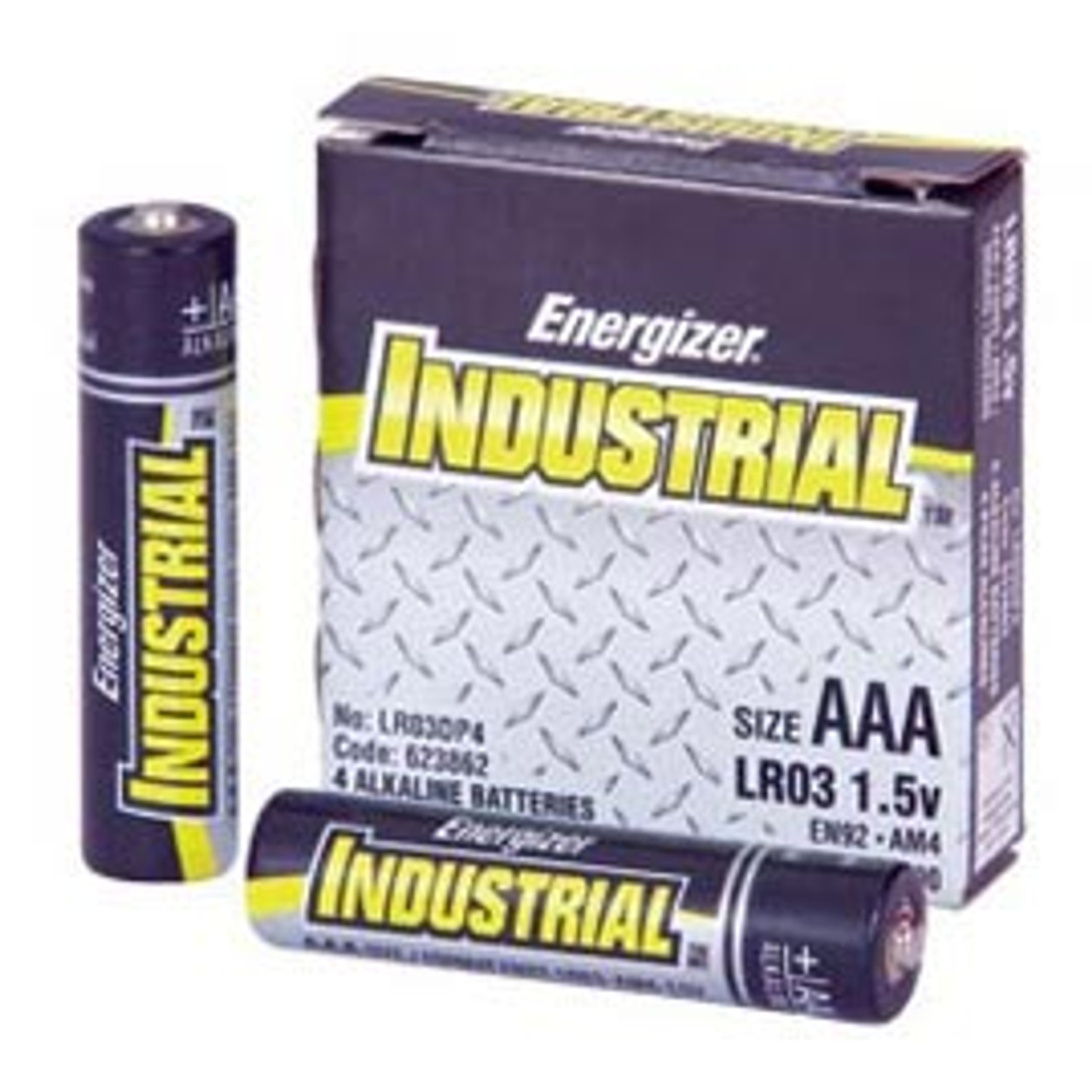 Energizer EN92 1.5 Volt AAA Size Industrial Alkaline Battery, 24