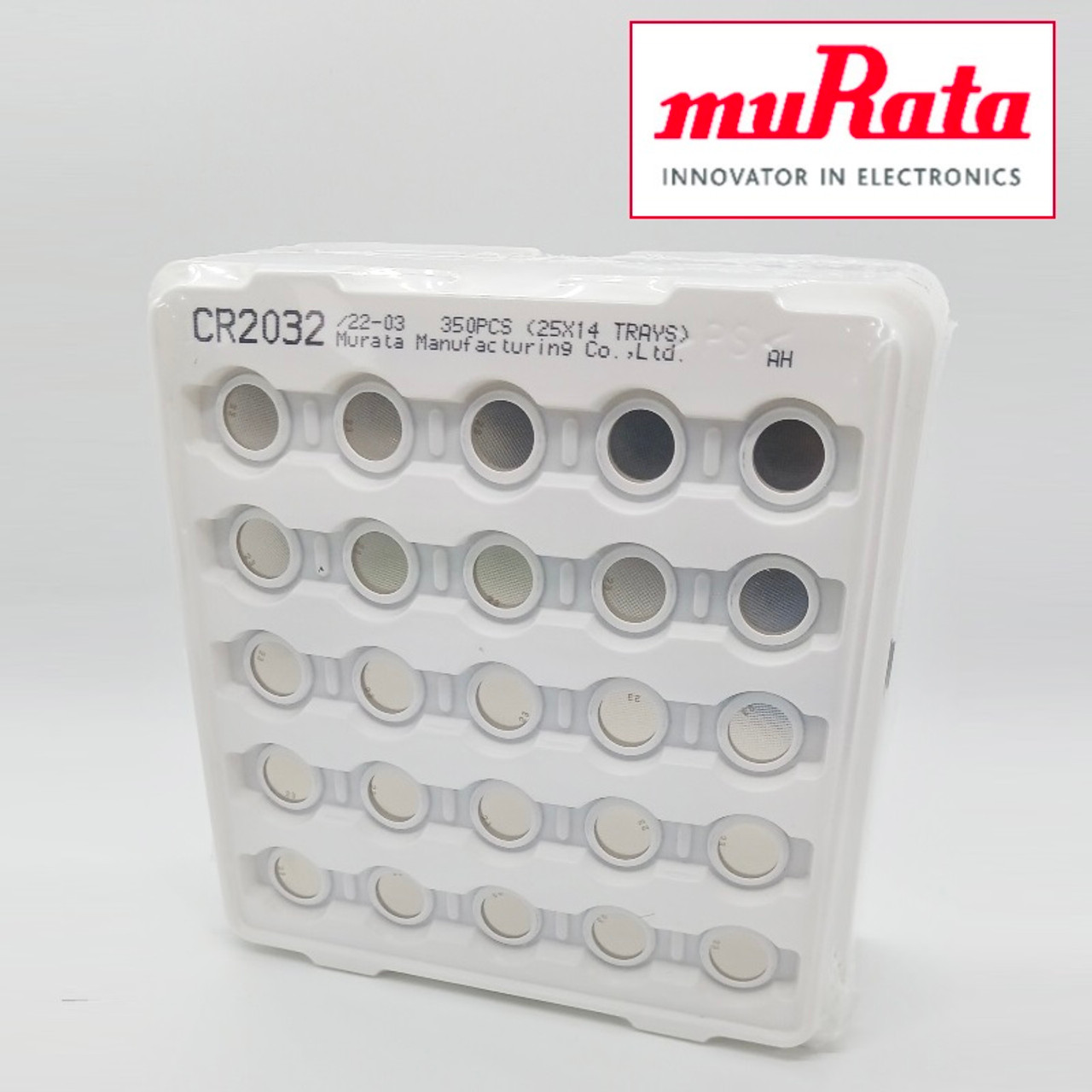 Sony/Murata CR2032, 3 Volt 220mAh Lithium Coin Cell