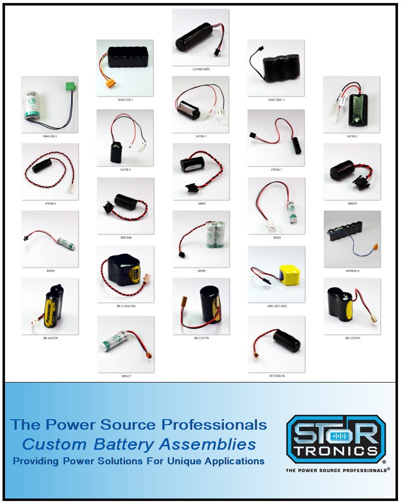 Mitsubishi CR17335SE-MC 3 Volt, 1800 mAh Custom Lithium PLC