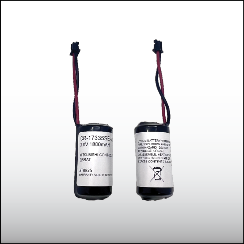 Mitsubishi CR17335SE-MC 3 Volt, 1800 mAh Custom Lithium PLC