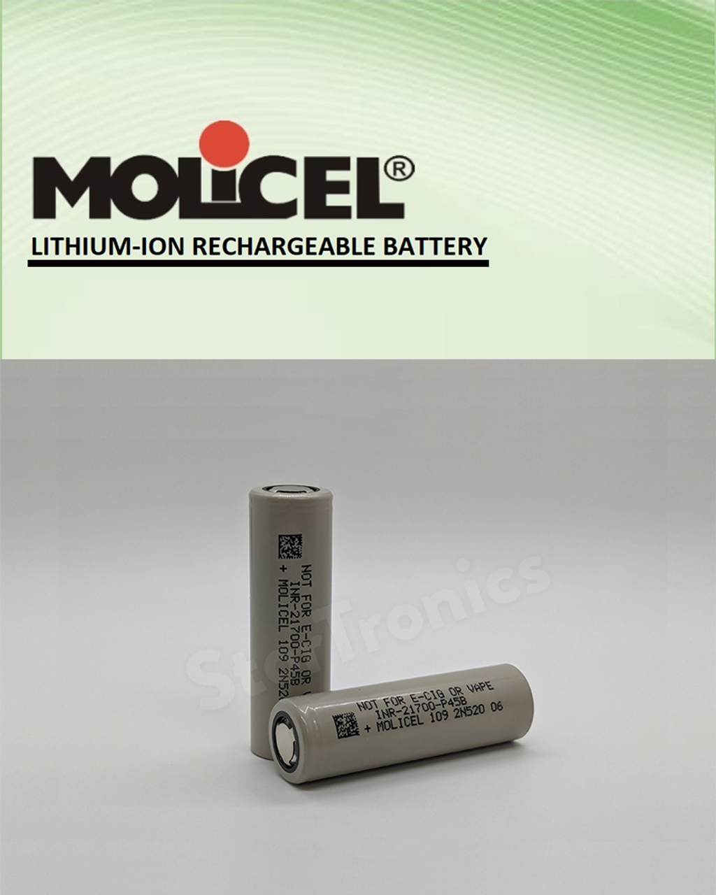 Molicel INR-18650-P30B, 3.6 Volt 3000mAh Lithium-Ion Cell