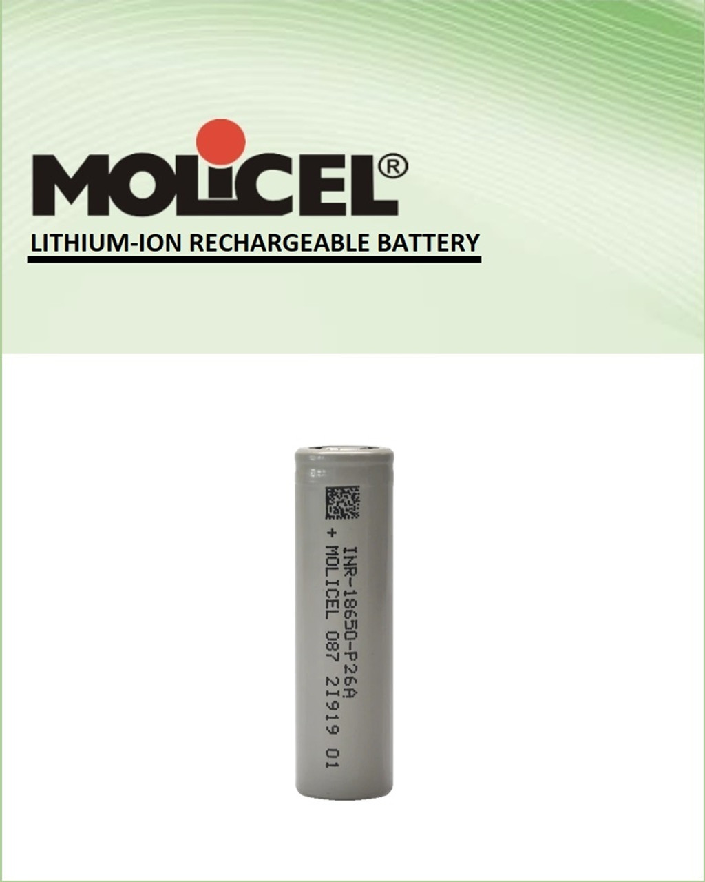 18650 Battery, Rechargeable Li-Ion Cells