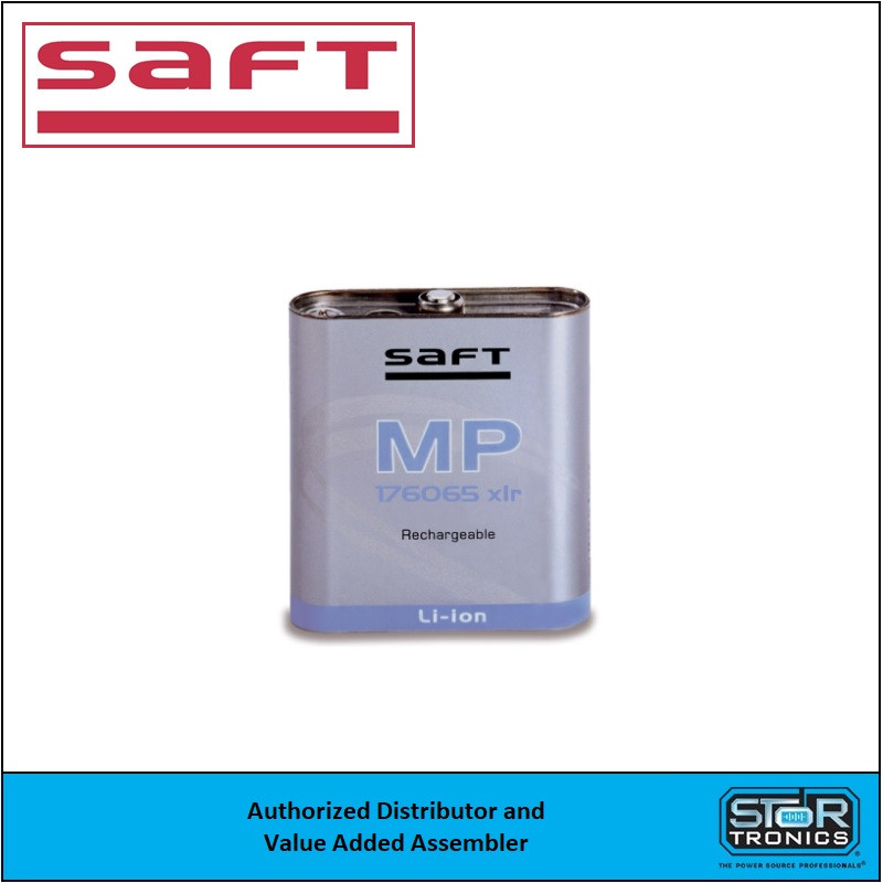 YA−MAN MS-30G Saft MP 176065XLR Rechargeable Prismatic Lithium-Ion Cell