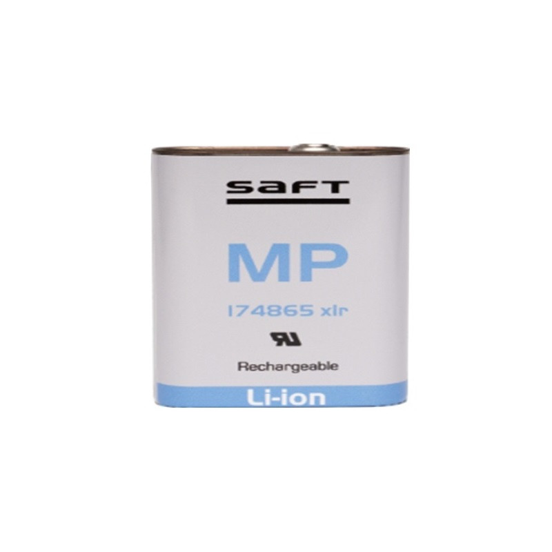 Saft MP 174865XLR, 3.65 Volt, 5.3Ah Prismatic Rechargeable Lithium