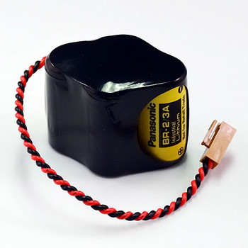 BR-2/3AGCT4A, GE Fanuc 6 Volt, 2400mAh, Replacement PLC Battery 