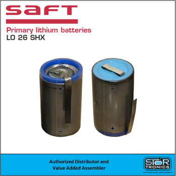 Saft LO26SX - 3.0 Volt Primary Lithium D Battery - Saft # 37260122
