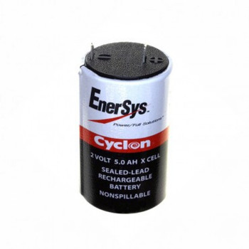 Enersys Cyclon, 0800-0004, 2 Volt, 5 Ah SLA "X" Cell 