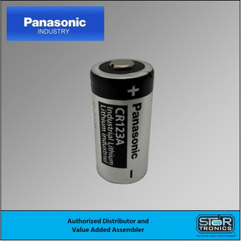 Panasonic CR123APA/B, 3 Volt, 1.55Ah Lithium Battery - NEDA 5018LC