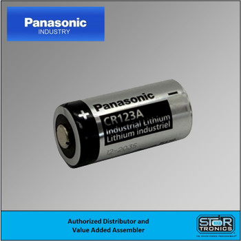 Panasonic CR123APA/B, 3 Volt, 1.55Ah Lithium Battery - NEDA 5018LC