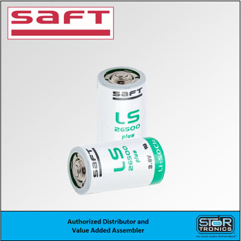 Saft LS26500plus 3.6 V, 8.5Ah C Size High Energy Bobbin Cell