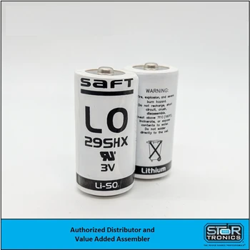 Saft LO29SHX 3V Lithium (Li-SO₂) C-Cell – High-Power Primary Button Cell Battery