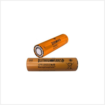 LithiumWerks APR18650M1-B, 3.3 Volt 1.1 Ah Lithium Iron Phosphate Batteries
