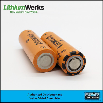 LithiumWerks APR18650M1-B, 3.3 Volt 1.1 Ah Lithium Iron Phosphate Batteries