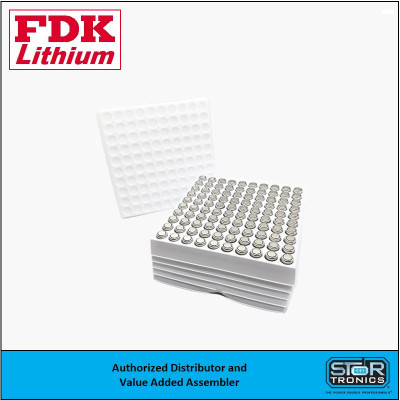 FDK CR1/3N, 166161200, 6131-101-501, 3 V, 160 mAh, Lithium Battery FDK CR1/3N, 166161200, 6131-101-501, 3 V, 160 mAh, Lithium Battery