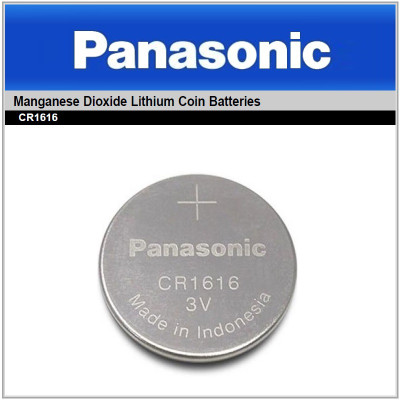 Panasonic CR1616/BN, 3 Volt, 55MAH Lithium Coin Cell Battery