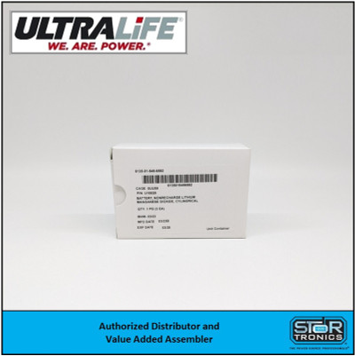 Ultralife U10025 3 Volt 4.8Ah "C" Cell LiMnO2 Lithium Battery