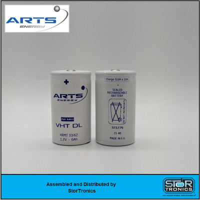 VHT DL - 1.2 Volt, 6450 mAh, Arts Energy NIMH Low Button Top Battery - 792536 VHT DL - 1.2 Volt, 6450 mAh, Arts Energy NIMH Low Button Top Battery - 792536