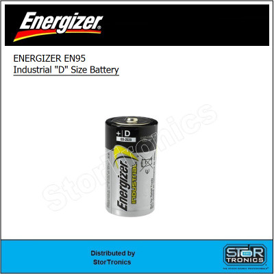 Energizer EN95 1.5 Volt "D" Size Industrial Alkaline Battery