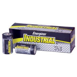 Energizer EN93 1.5 Volt "C" Size Industrial Alkaline Battery, 12/Pkg 72/Case
