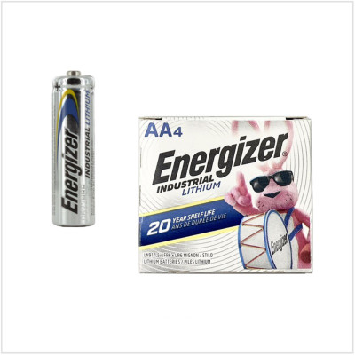 Energizer LN91 1.5 Volt "AA" Size Industrial Lithium Battery, 24/Pkg 144/Case Energizer LN91 1.5 Volt "AA" Size Industrial Lithium Battery, 24/Pkg 144/Case