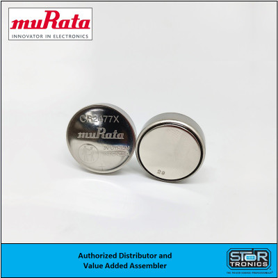 Murata CR2477X, 3 Volt 1000mAh Lithium Coin Cell