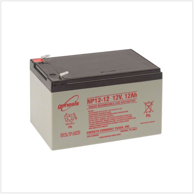 Enersys Genesis NP12-12 12 Volt 12 Amp Hour Battery 
