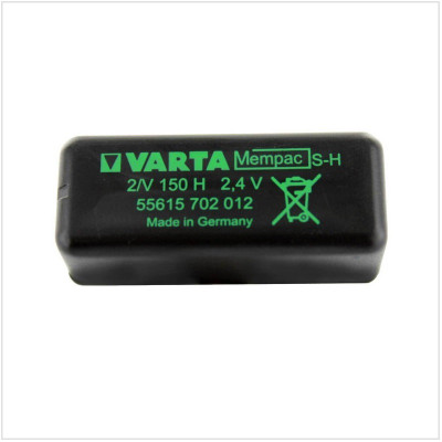 Varta Mempac S-H 55615-702-012, 2.4 Volt, 150mAh NIMH Battery