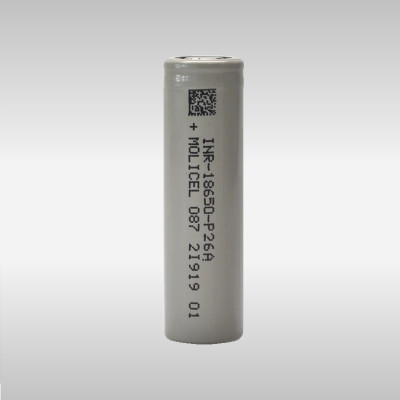 Molicel INR-18650-P26A, 3.6 Volt 2600mAh Lithium-Ion Cell