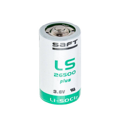 Saft LS26500plus 3.6 V, 8.5Ah C Size High Energy Bobbin Cell