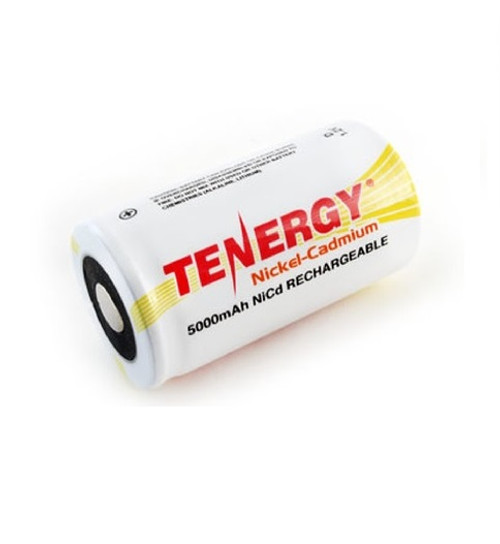 Tenergy 20401 1.2 Volt, 3500mAh "C" NiCd Flat Top Rechargeable Battery