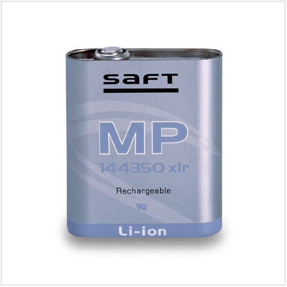 Saft MP 144350XLR, 3.65 Volt, 2.6Ah Prismatic Rechargeable Lithium-Ion Cell