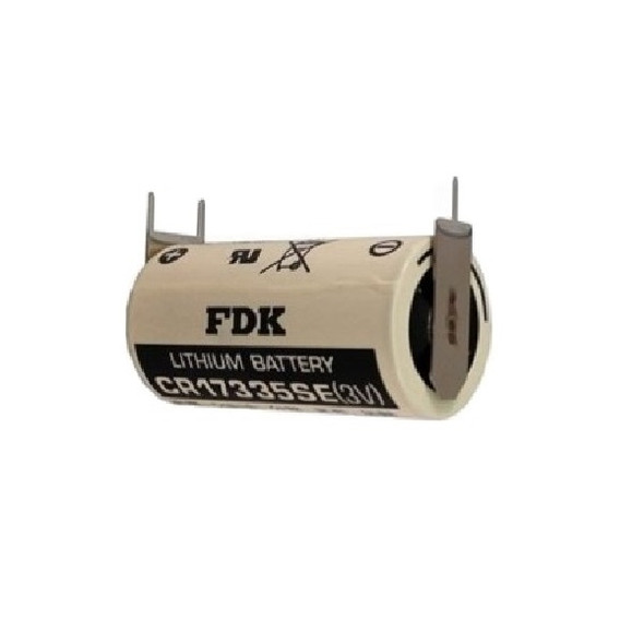 FDK CR17335SE-FT, 3 Volt, 1800 mAh Battery w/3 Pins 