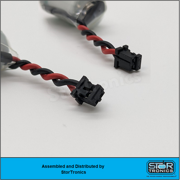 Yaskawa JZSP-BA01 3.67 Volt, 1Ah Custom PLC Sigma II Absolute Encoder Battery by StorTronics