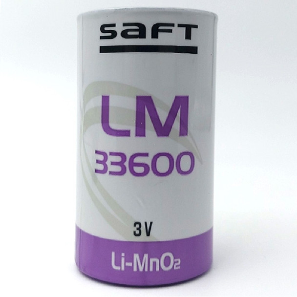 Saft LM 33600 3 Volt, 13.4Ah "D" LI-MNO2 CELL, SAFT 39336000108 