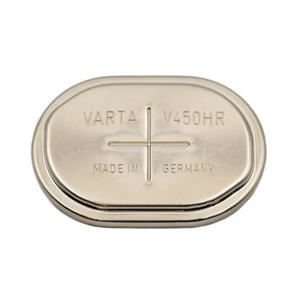 Varta V450HR, 1.2 Volt, 450mAh NIMH Button Cell 55945 101 501