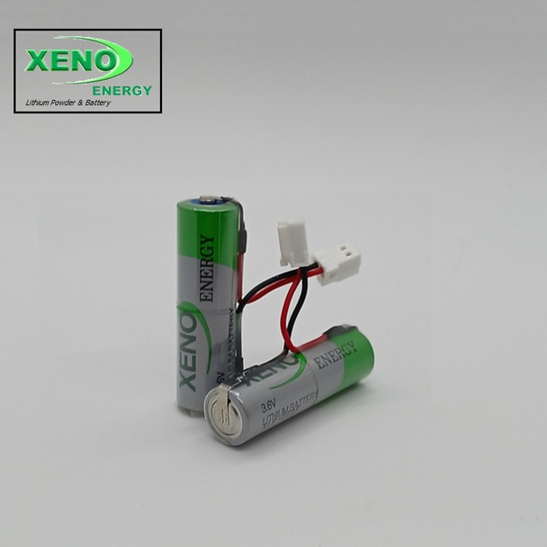 Xeno XLP-060F, 3.6 Volt, 2.4Ah "AA" High Pulse Lithium Battery w/Molex Connector