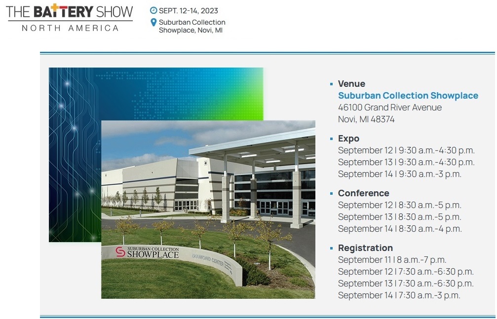 2023 Battery Show