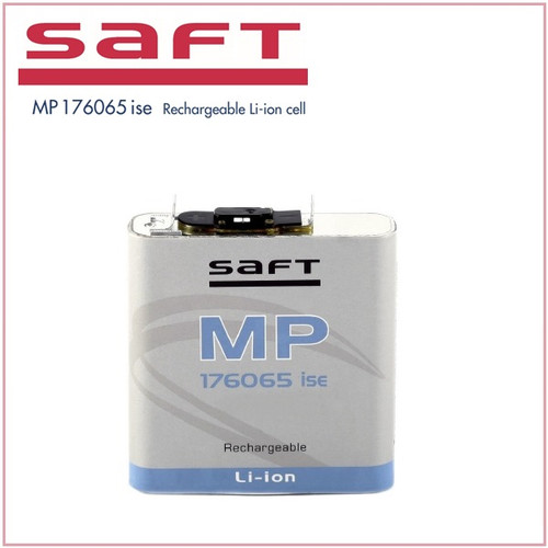 Saft MP 176065ise, 3.65 Volt, 5.6Ah Prismatic Rechargeable Lithium