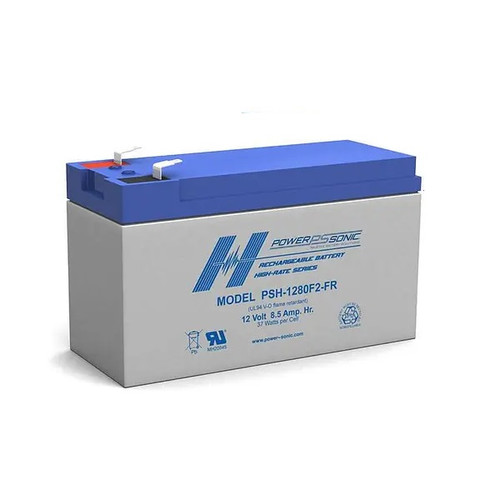 PowerSonic PSH-1280F2-FR, 12V, 8.5Ah SLA Battery w/F2 Terminals