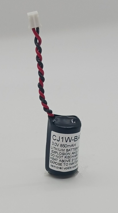 Omron CJ1W-BAT01, 3 Volt 850mAh Custom Lithium PLC/CPU Battery by