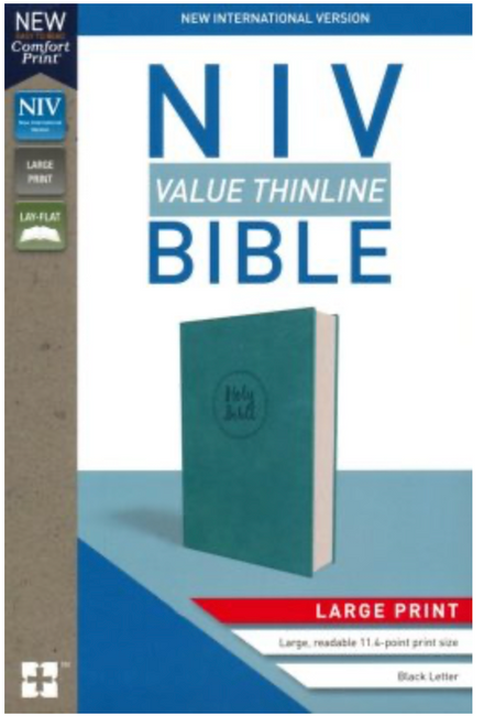 NIV Large Print Leather Bible
