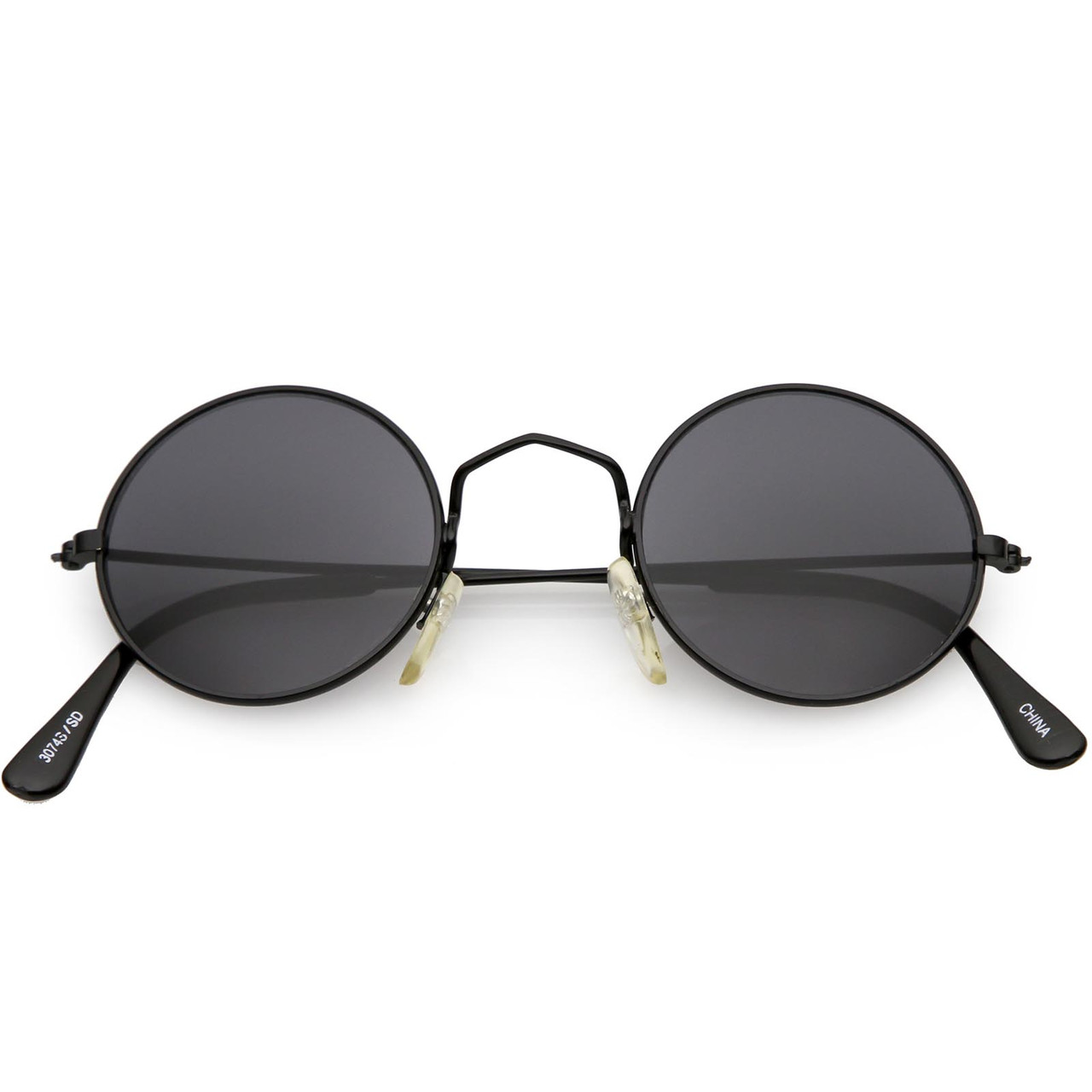 Tiny Sunglasses Men Retro Small Rectangle Sun Glasses Women Summer 2018  UV400 - Full Black - CU18E5EEZ4Y