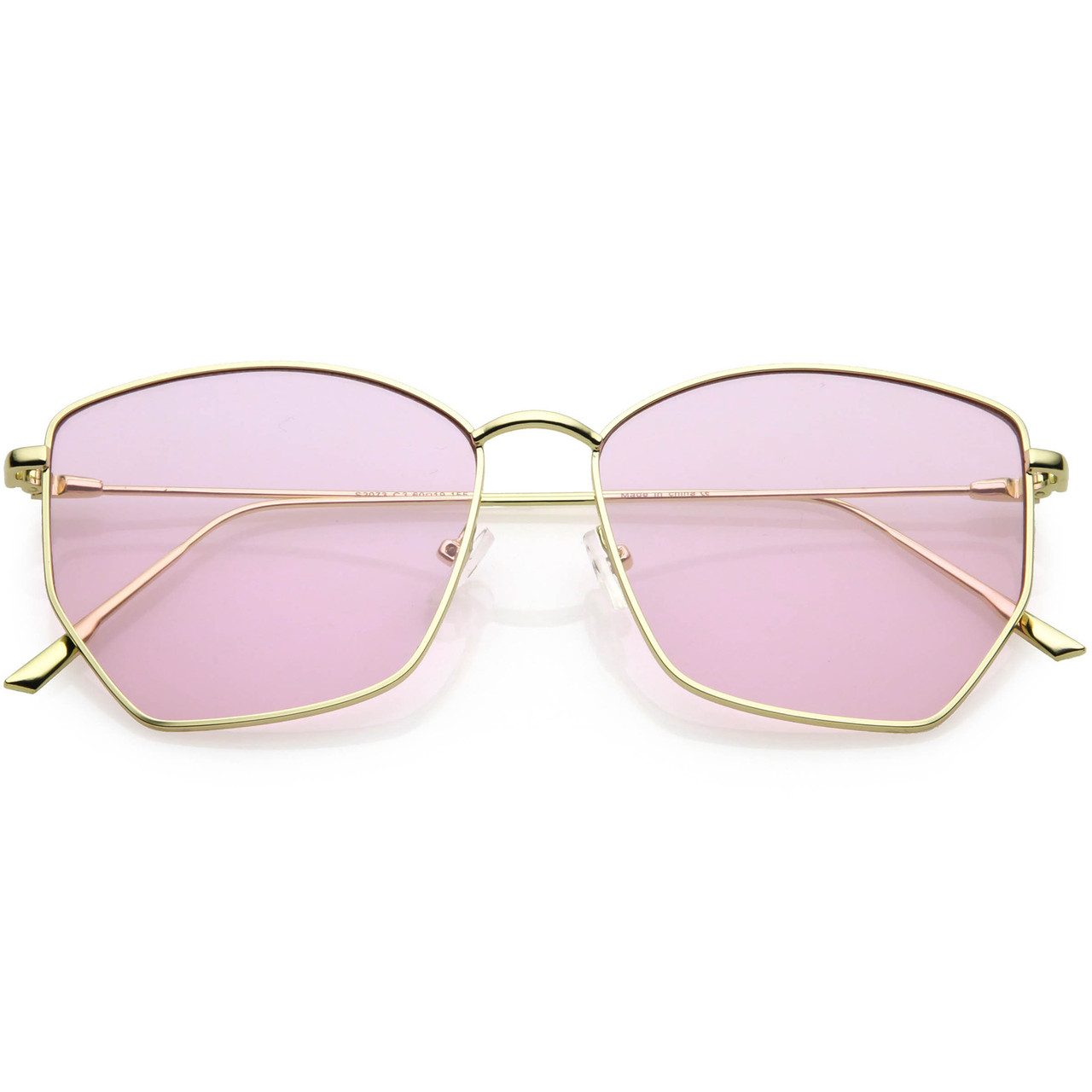 Modern Geometric Style Metal Latest Sunglasses For Women Withiu