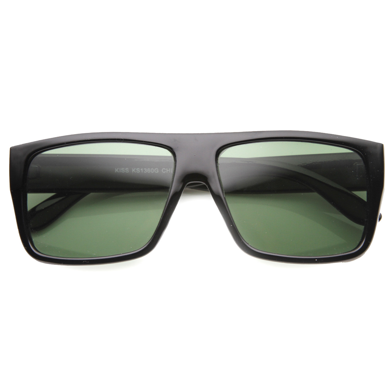 Unisex Rectangular Sunglasses With UV400 Protected Composite Lens