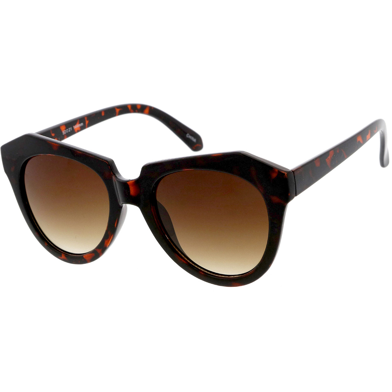 Oversize Fashion Geometric Cat Eye Sunglasses For Women